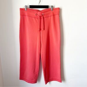 Vintage Ralph Lauren Polo Jeans Company Coral Pink Cropped Track Pants - Medium